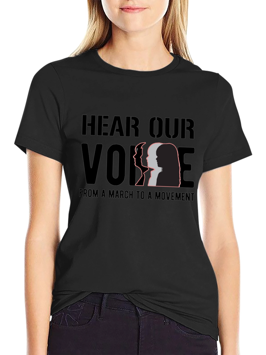 Hear Our Voice T-Shirt - March to Movement Tee