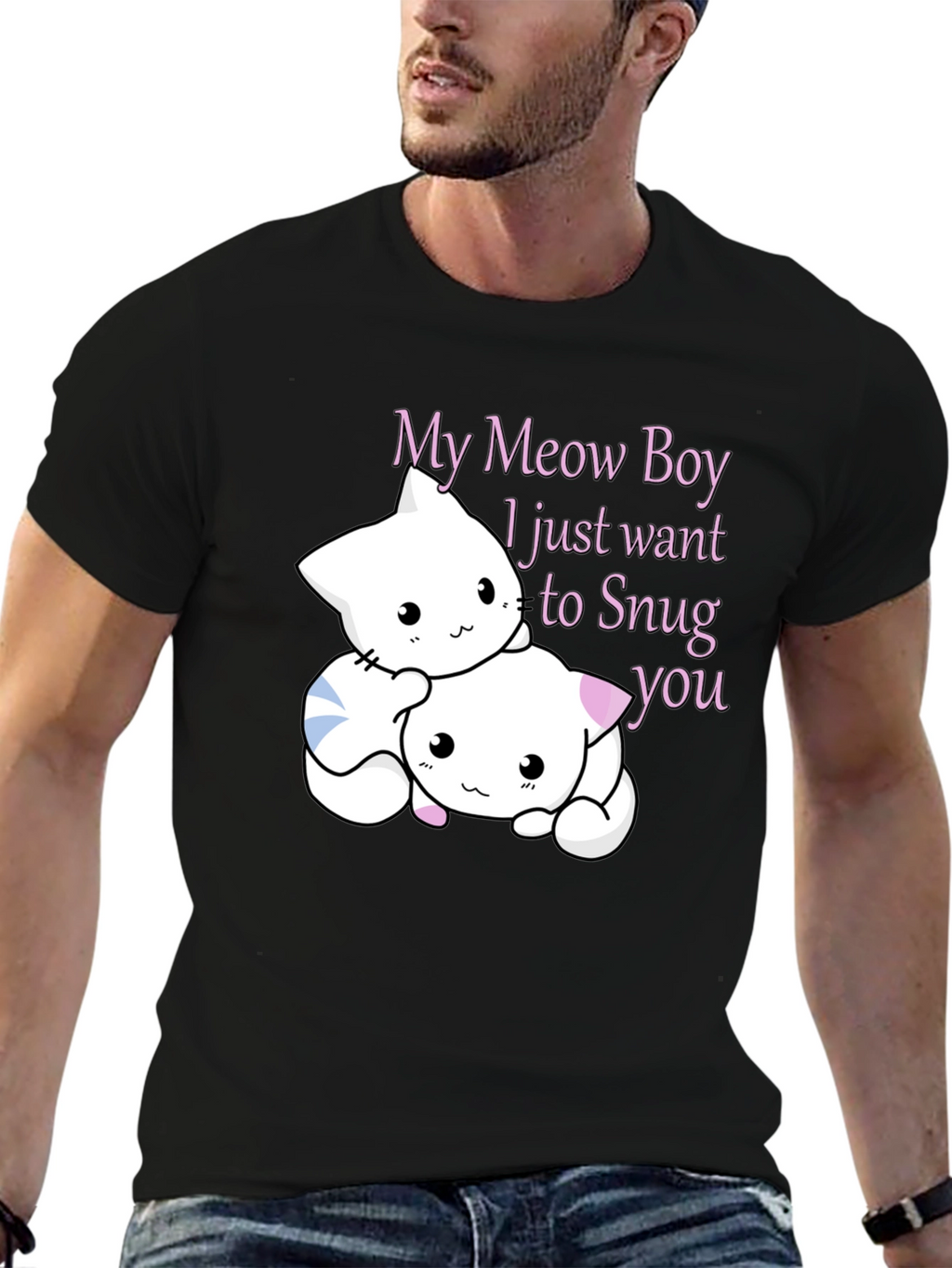 My Meow Boy Snuggle Tee