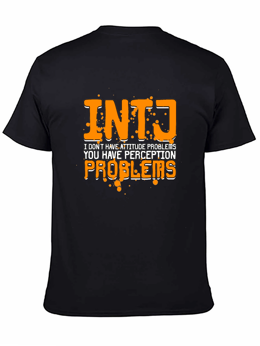 INTJ Perception Problems Graphic Tee - Black