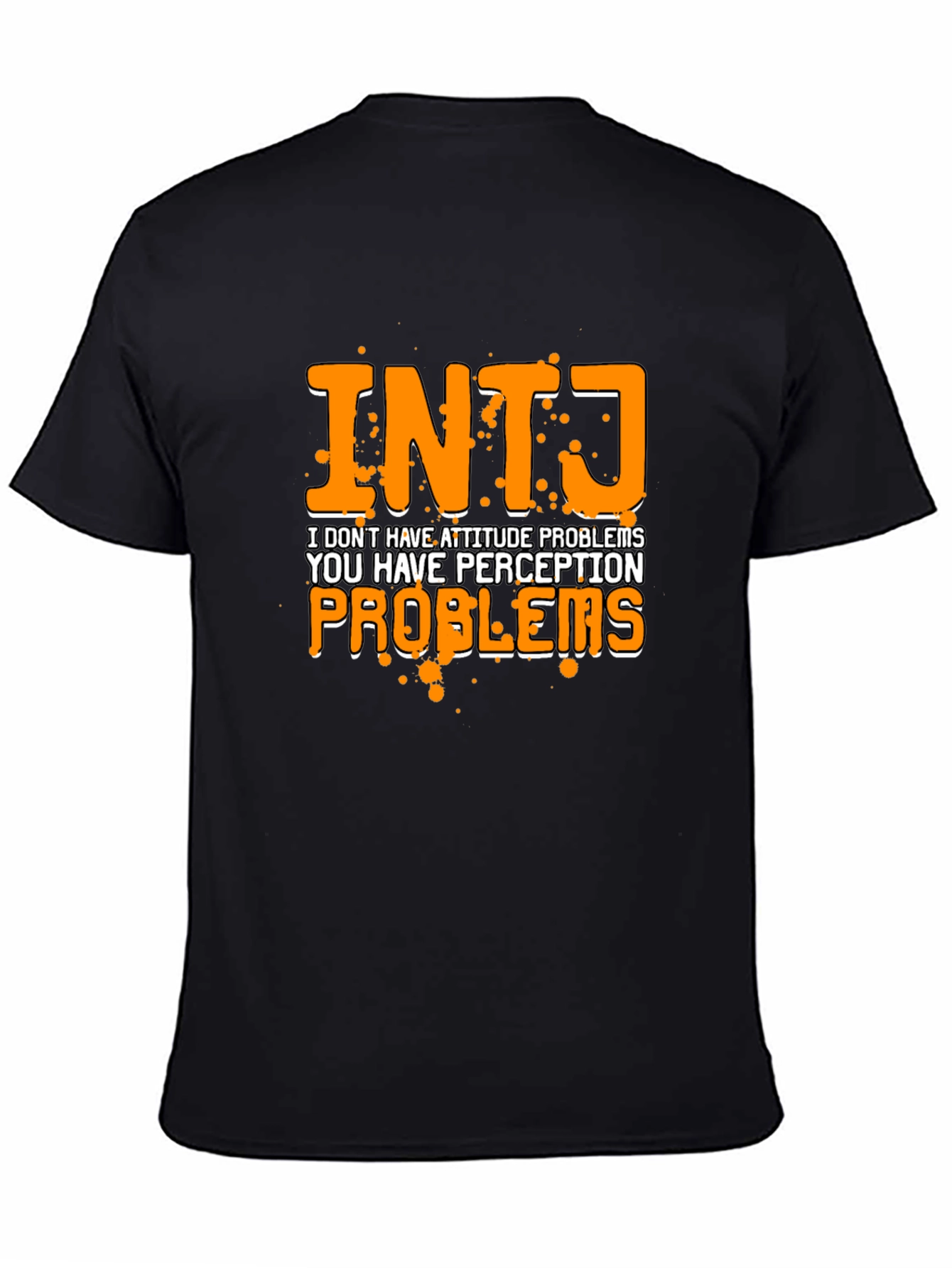 INTJ Perception Problems Graphic Tee - Black