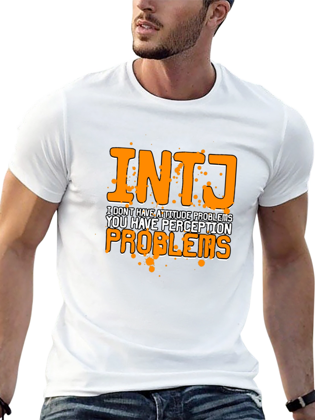 INTJ Perception Problems Graphic Tee - Black
