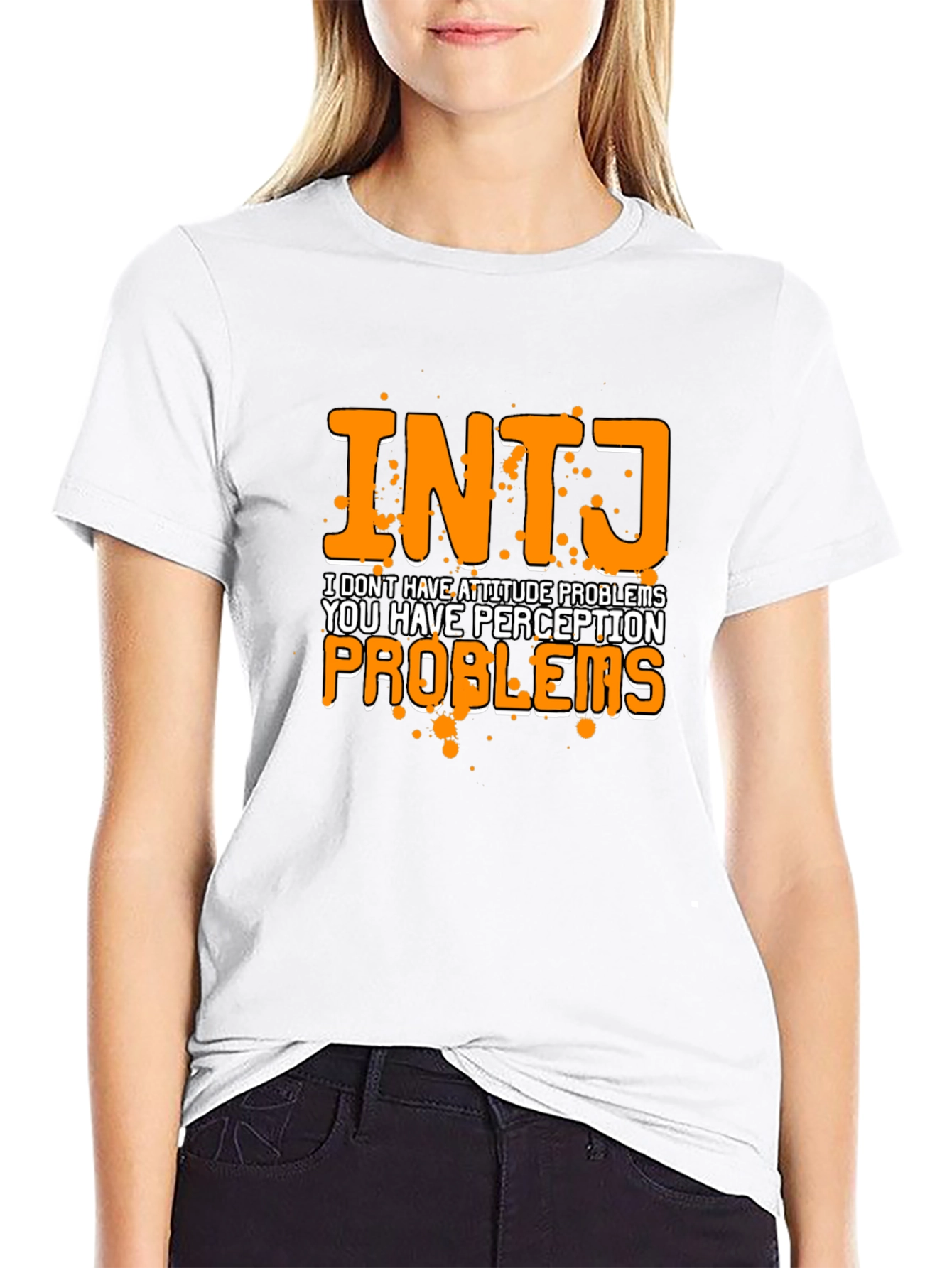 INTJ Perception Problems Graphic Tee - Black