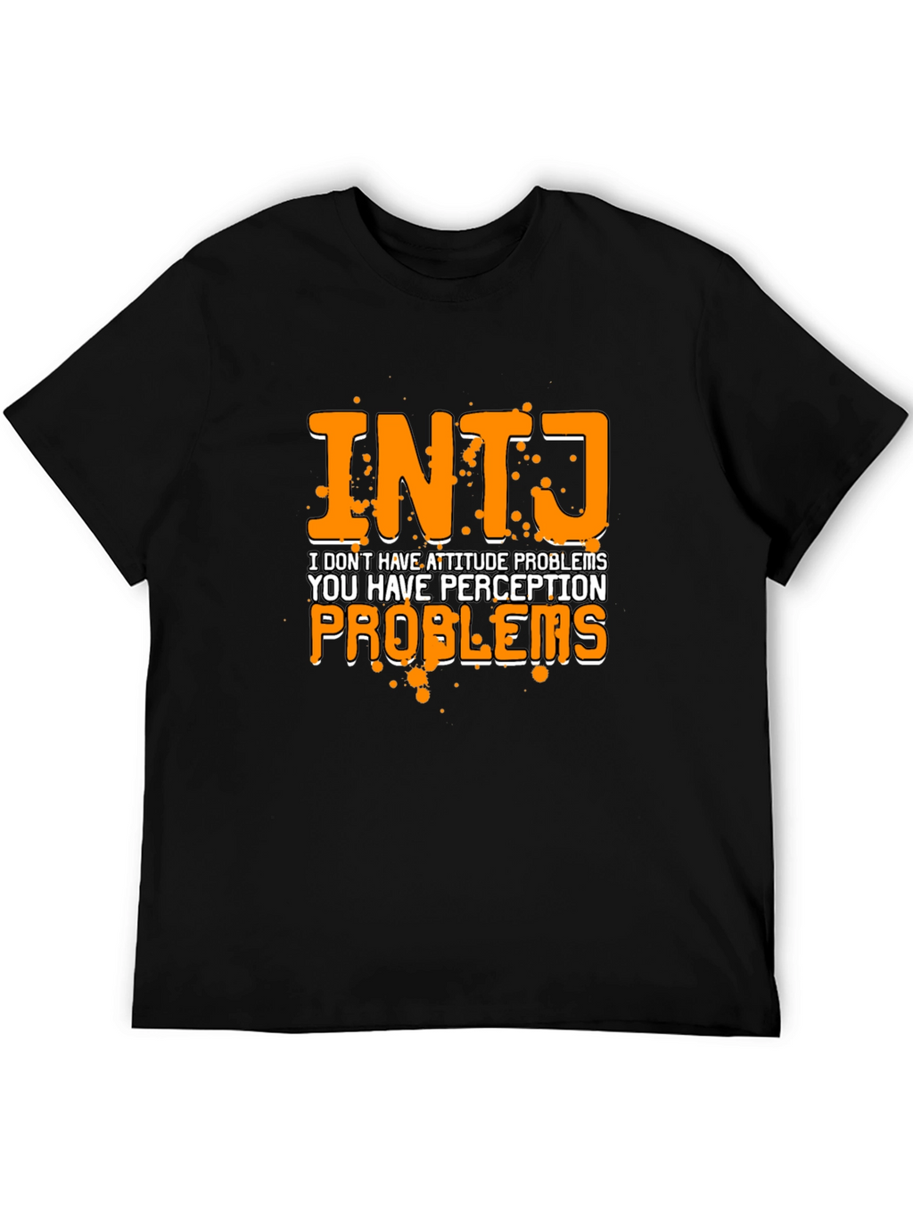 INTJ Perception Problems Graphic Tee - Black