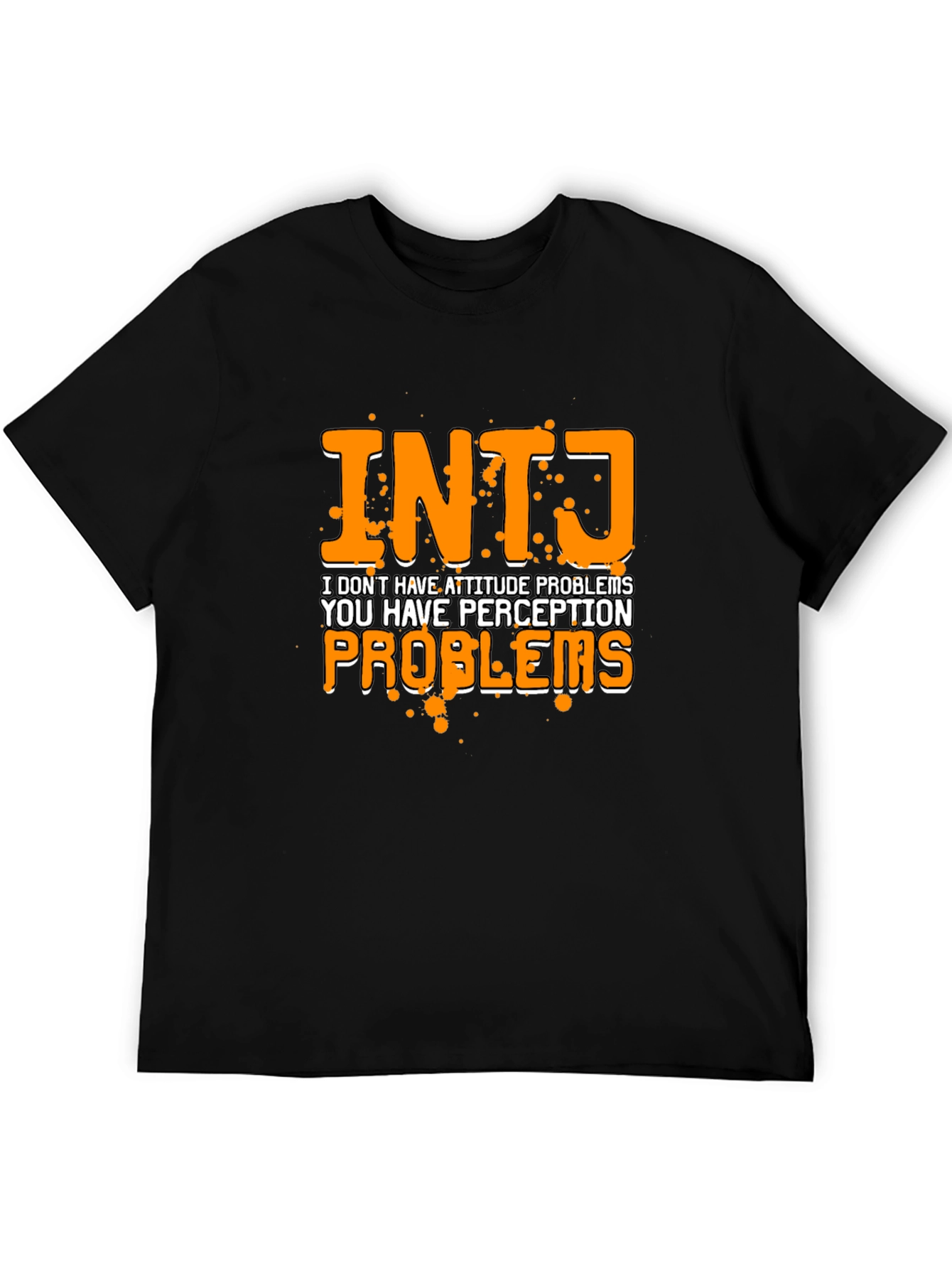 INTJ Perception Problems Graphic Tee - Black