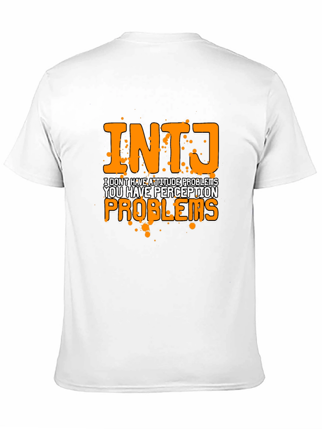 INTJ Perception Problems Graphic Tee - Black