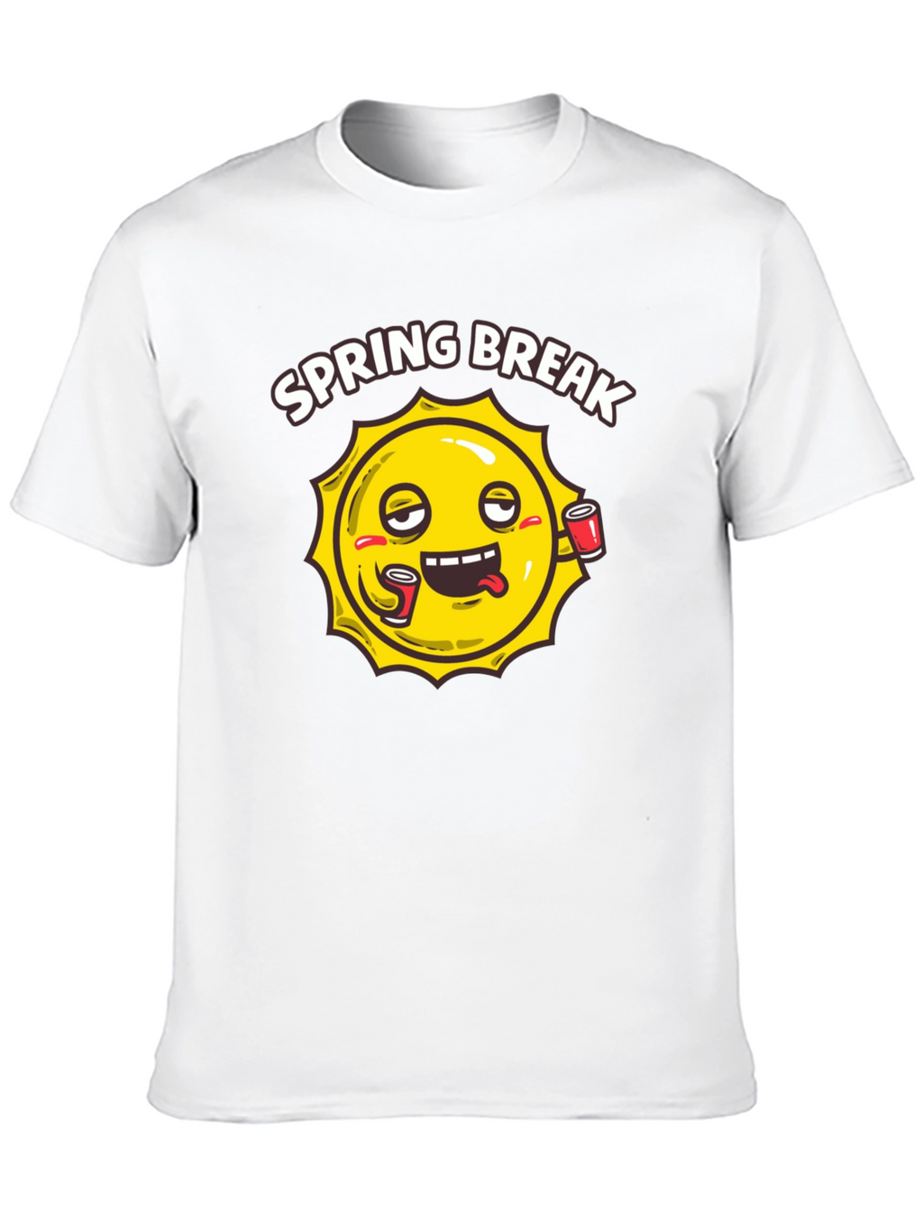 Spring Break Sun Graphic T-Shirt