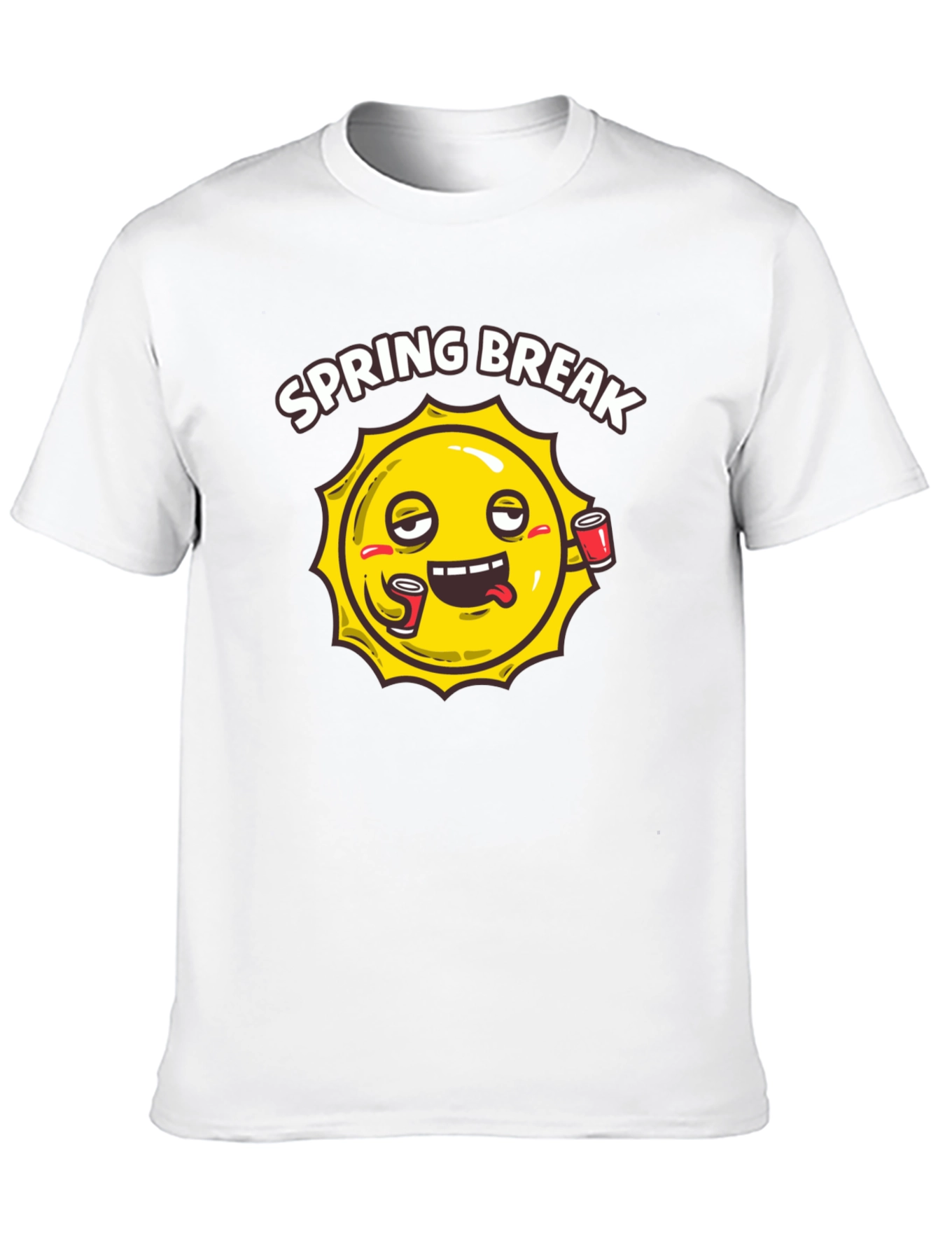 Spring Break Sun Graphic T-Shirt