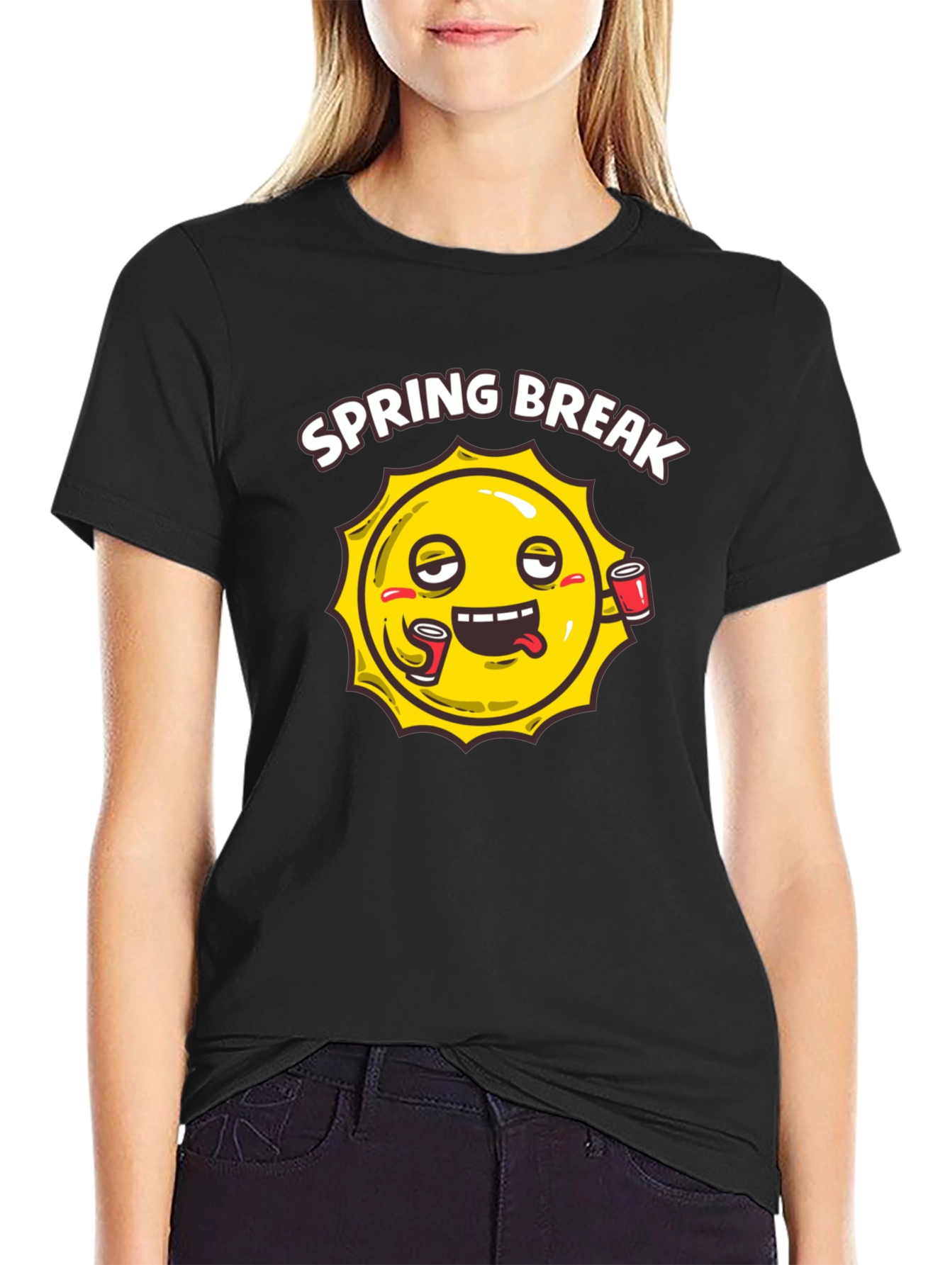 Spring Break Sun Graphic T-Shirt