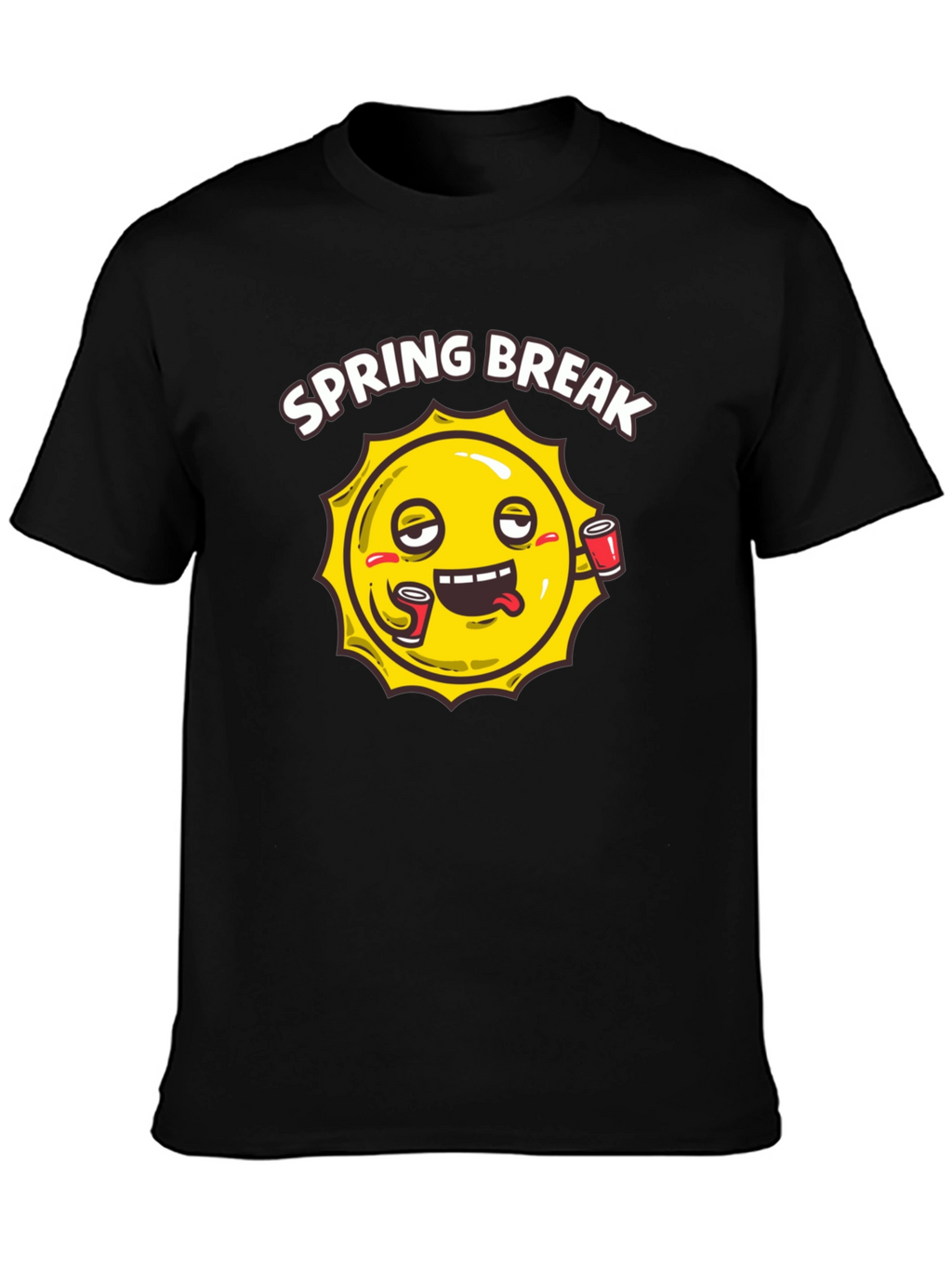 Spring Break Sun Graphic T-Shirt