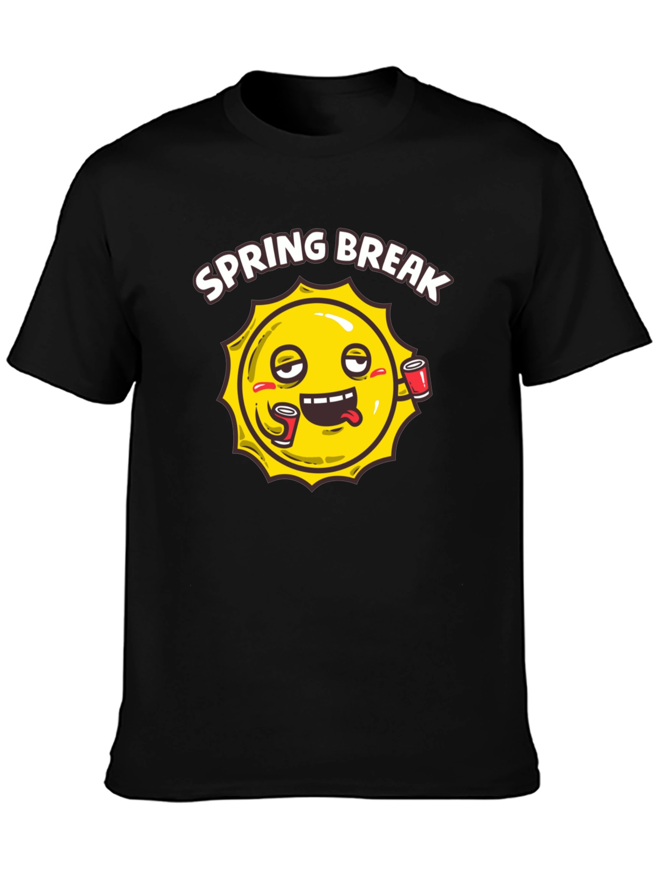 Spring Break Sun Graphic T-Shirt