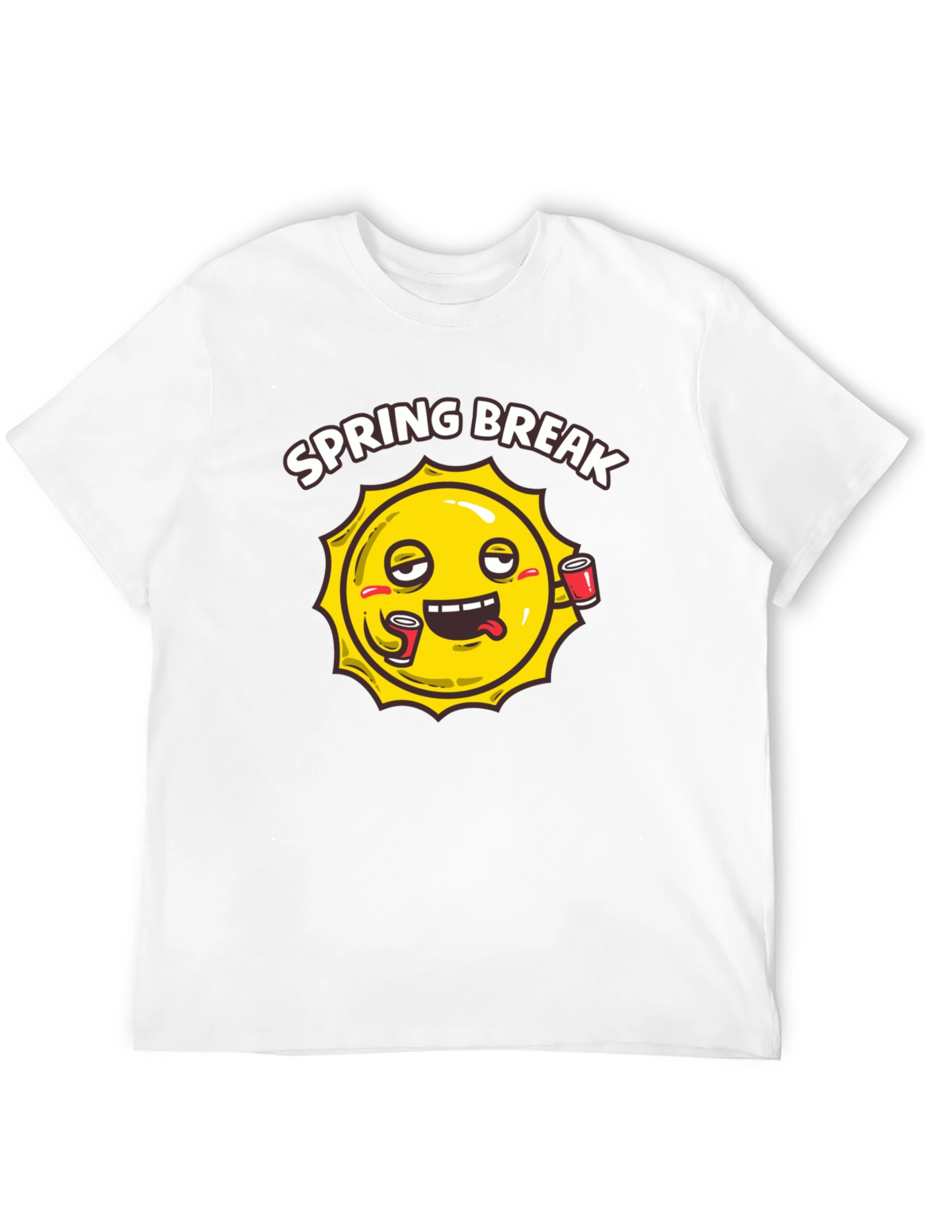 Spring Break Sun Graphic T-Shirt