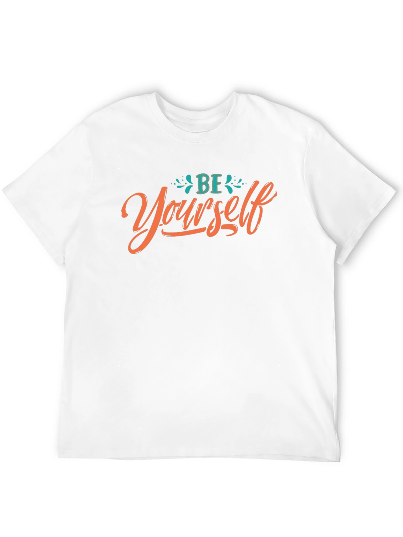 Be Yourself Graphic Tee - Motivational Black T-Shirt
