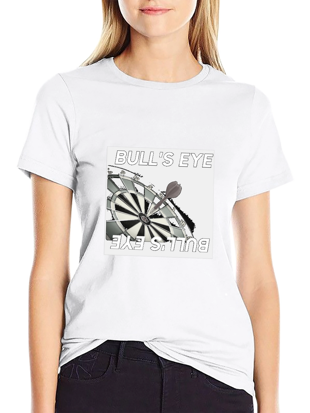 Bulls Eye Graphic Tee - Black T-Shirt