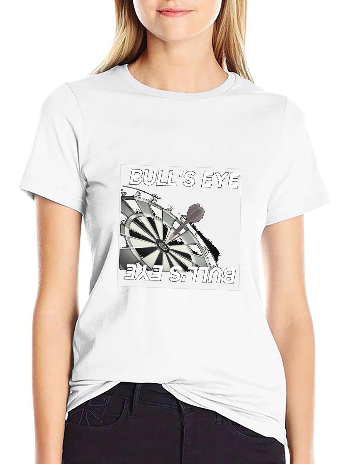Bulls Eye Graphic Tee - Black T-Shirt