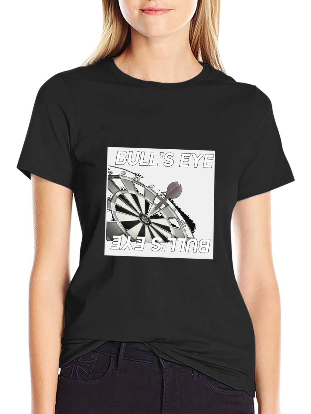 Bulls Eye Graphic Tee - Black T-Shirt