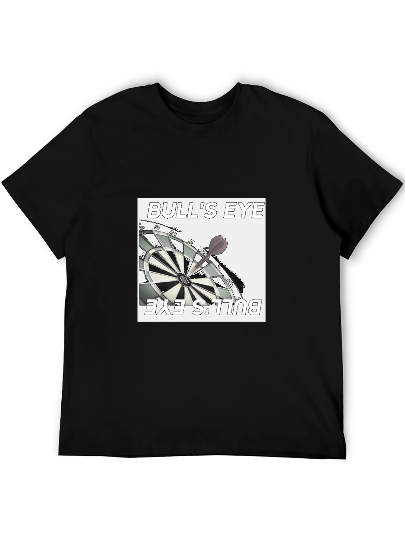 Bulls Eye Graphic Tee - Black T-Shirt