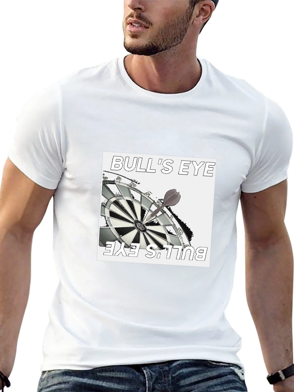 Bulls Eye Graphic Tee - Black T-Shirt