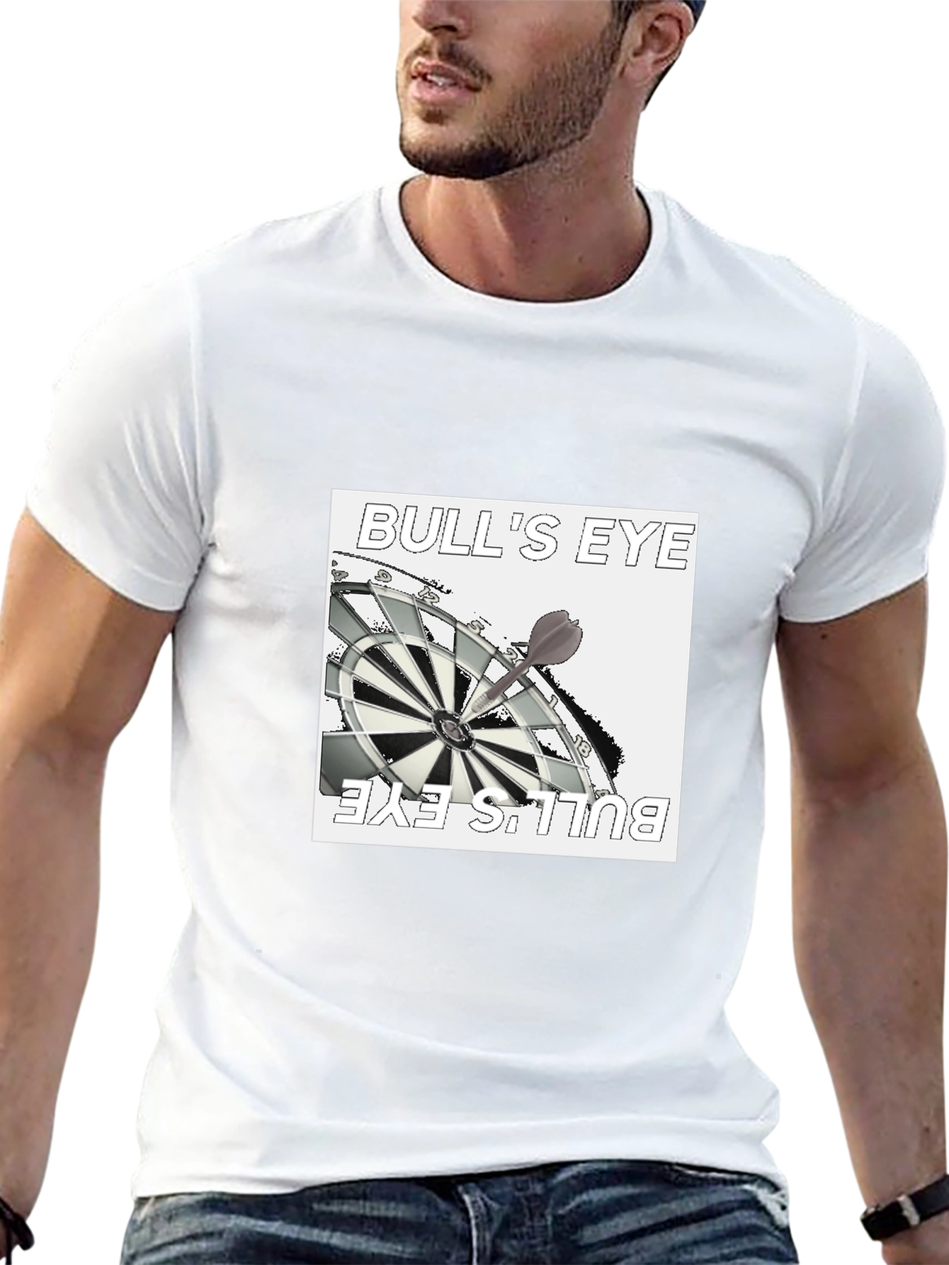 Bulls Eye Graphic Tee - Black T-Shirt