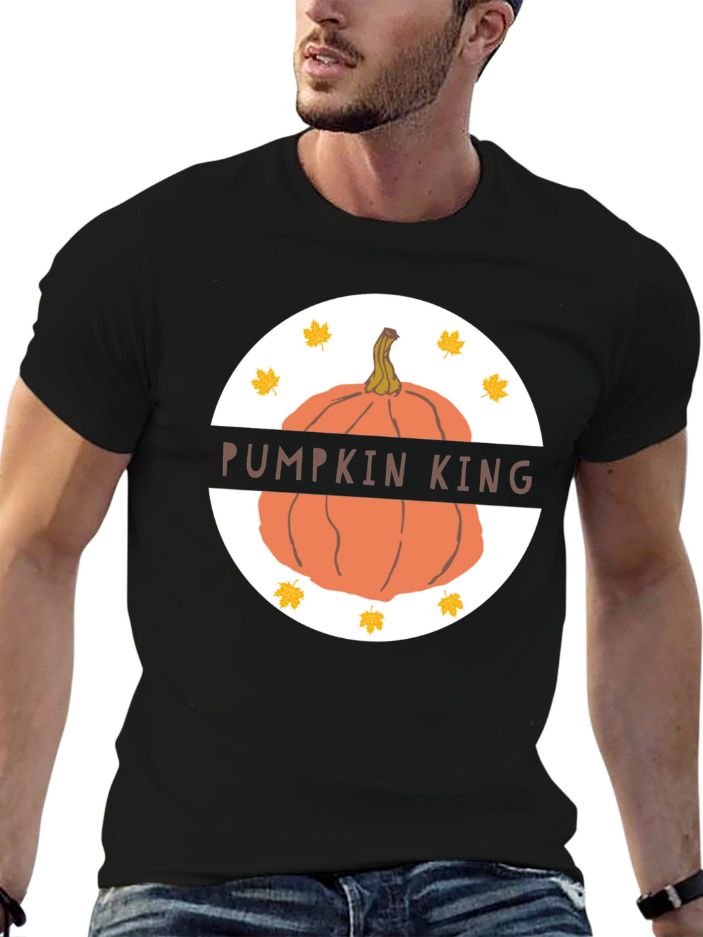 Pumpkin King Black Graphic Tee