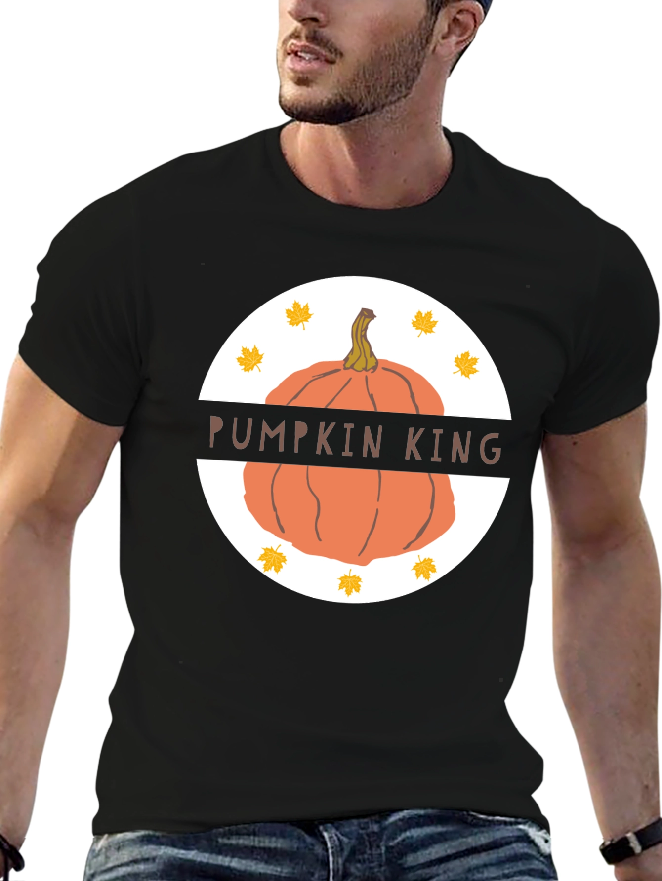 Pumpkin King Black Graphic Tee