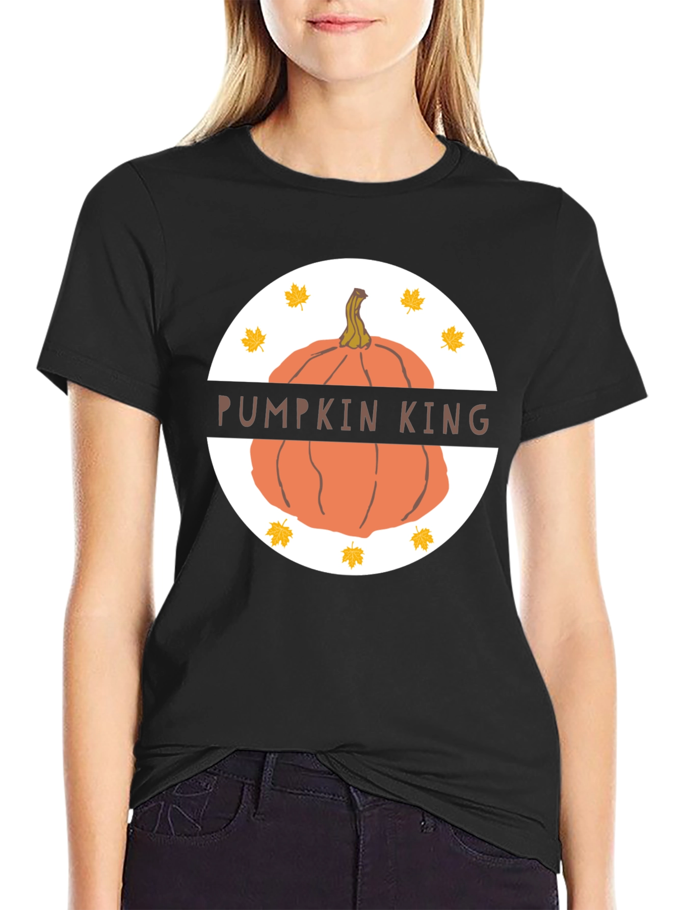 Pumpkin King Black Graphic Tee