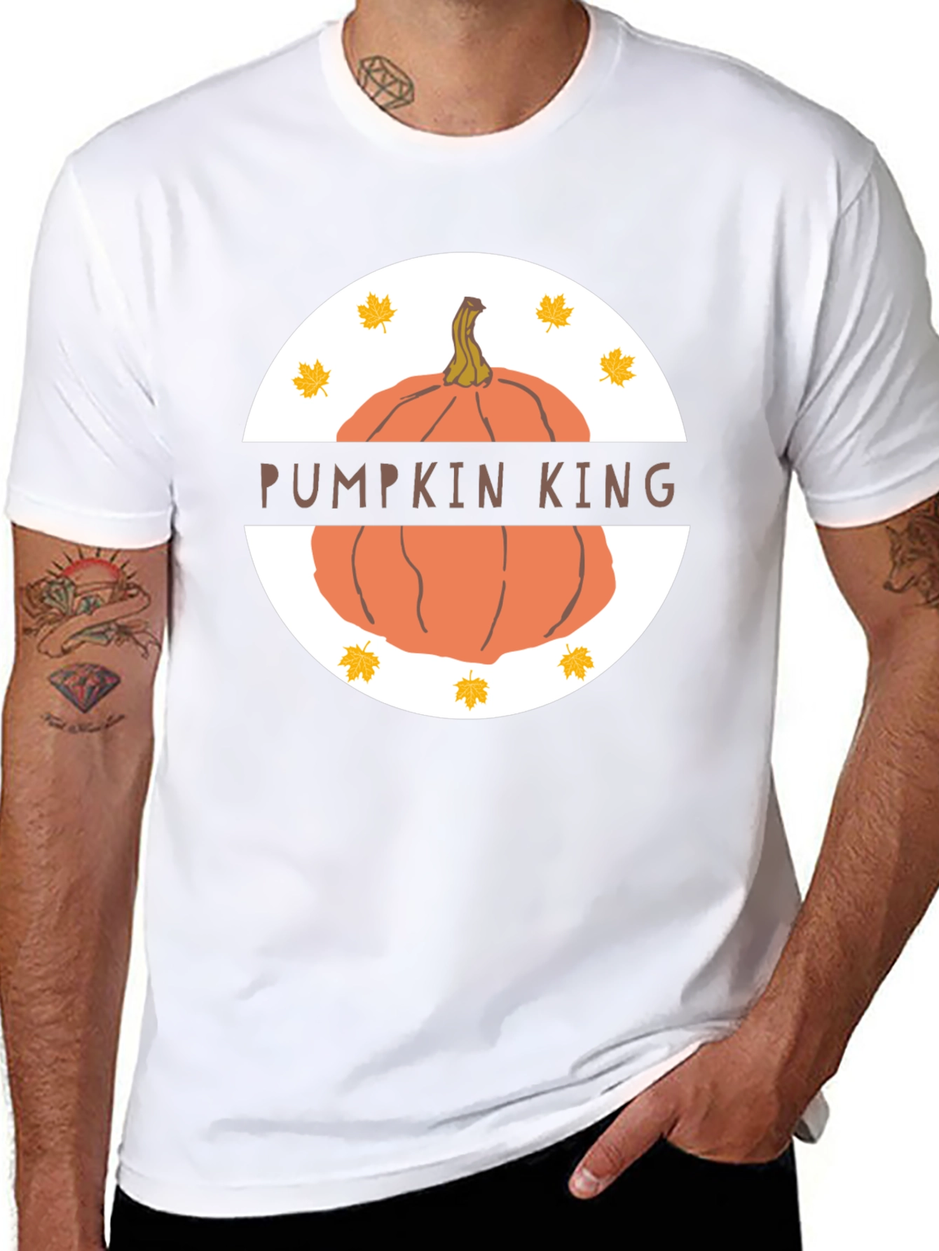 Pumpkin King Black Graphic Tee