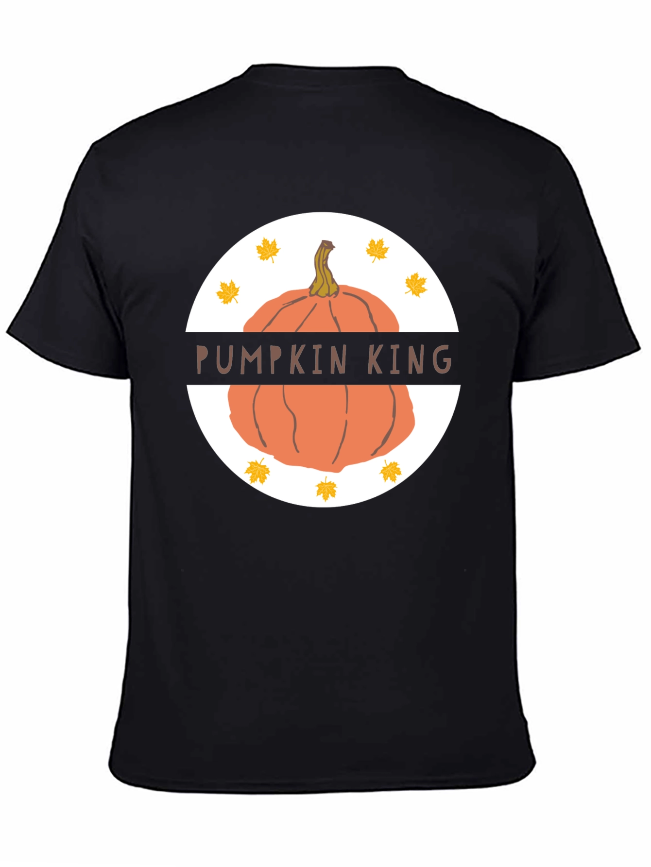 Pumpkin King Black Graphic Tee