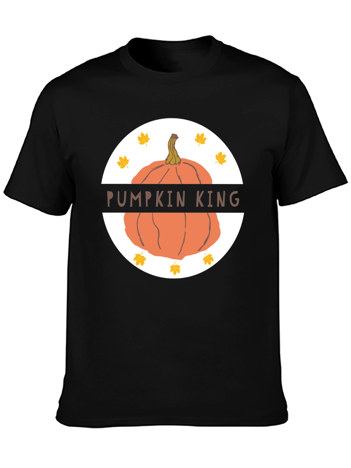 Pumpkin King Black Graphic Tee