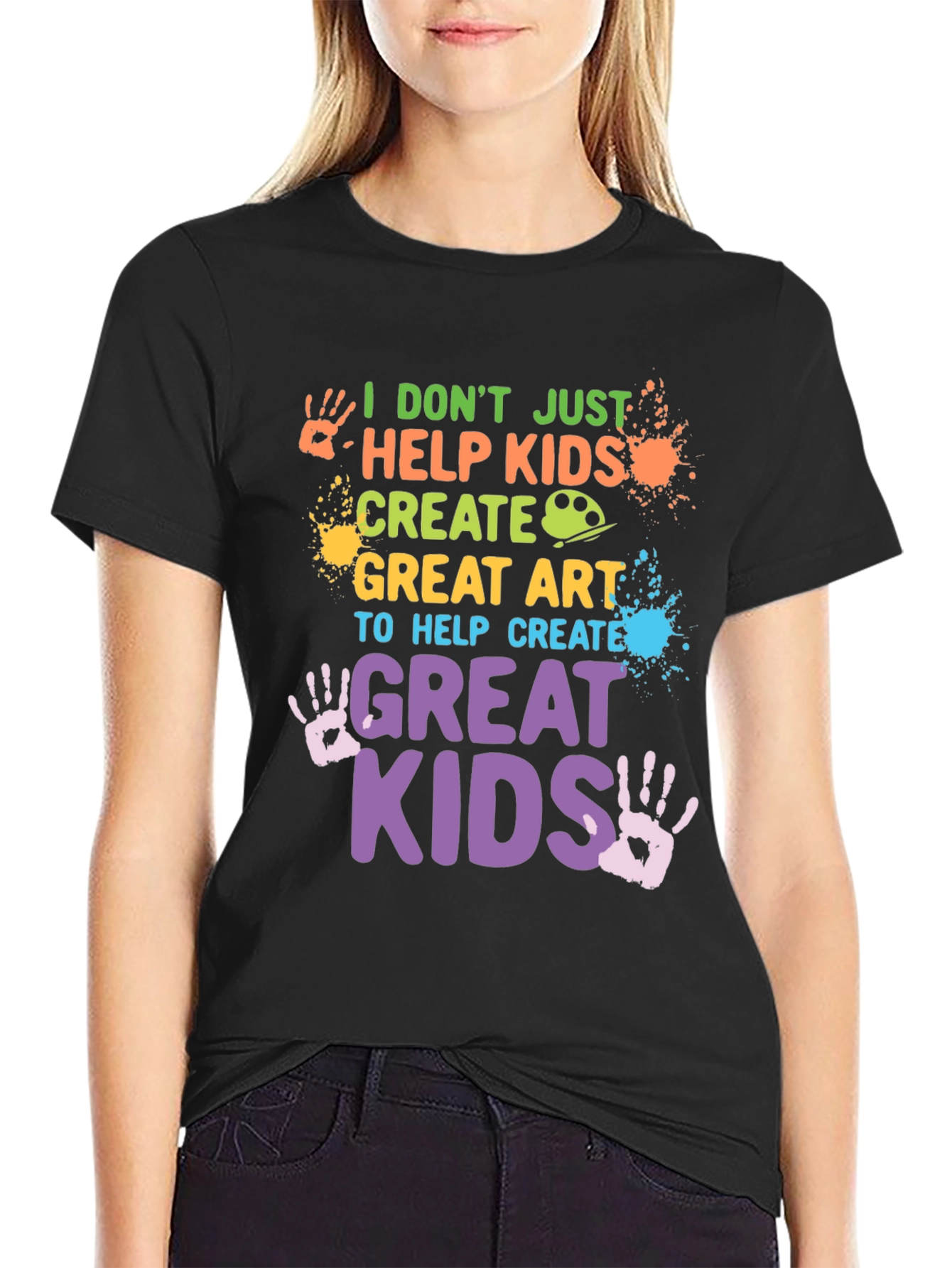 I Help Kids Create Great Art T-Shirt