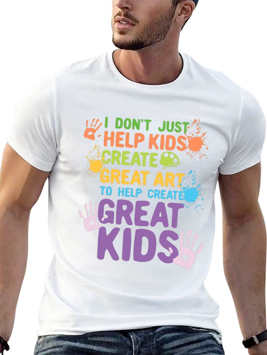 I Help Kids Create Great Art T-Shirt