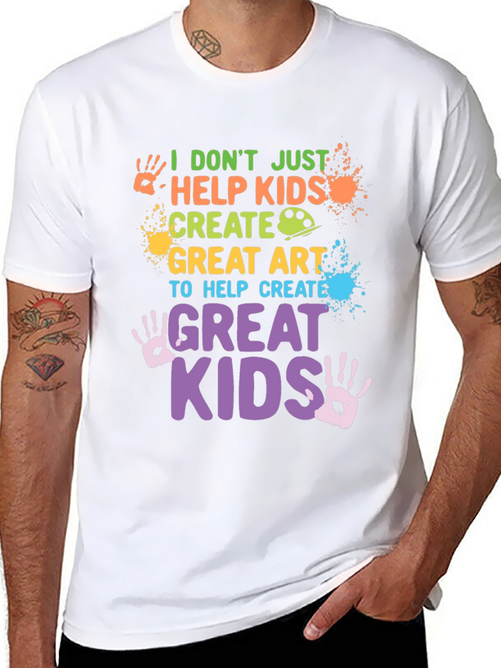 I Help Kids Create Great Art T-Shirt