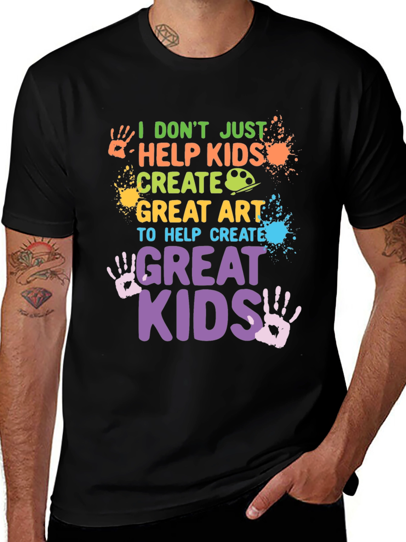 I Help Kids Create Great Art T-Shirt