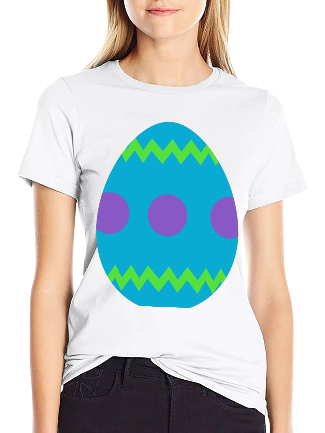Easter Egg Graphic Tee - Fun Holiday Apparel