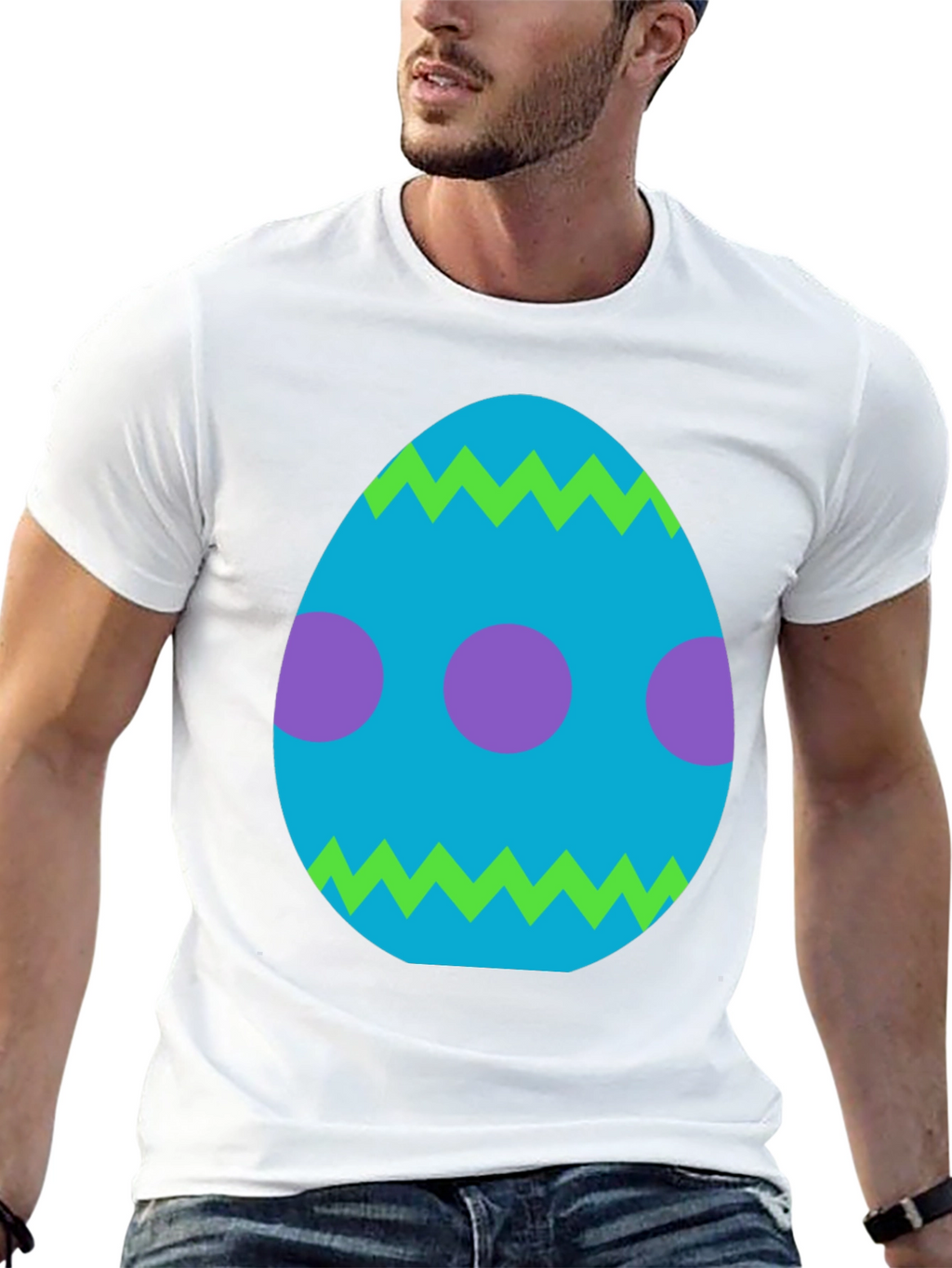 Easter Egg Graphic Tee - Fun Holiday Apparel