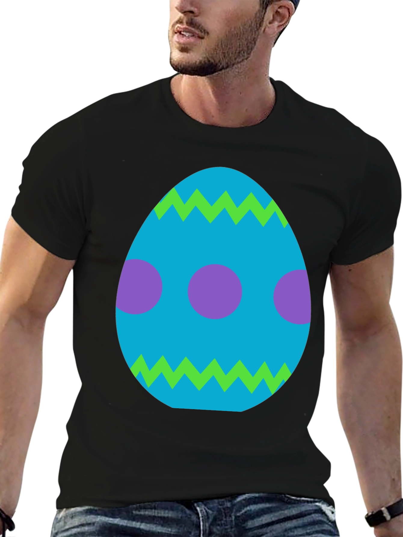 Easter Egg Graphic Tee - Fun Holiday Apparel