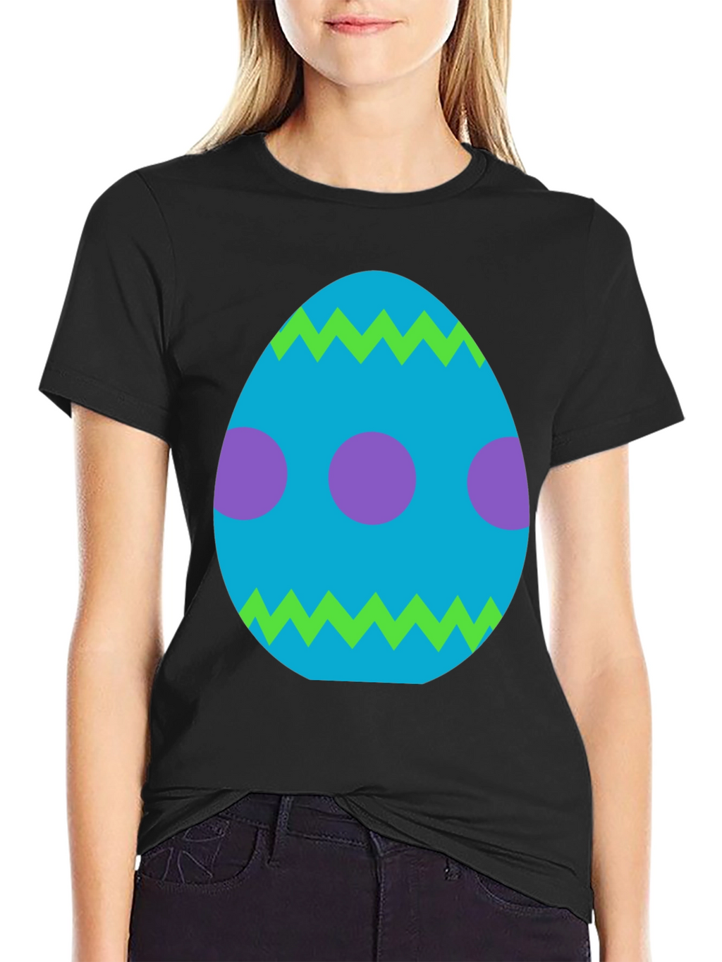 Easter Egg Graphic Tee - Fun Holiday Apparel