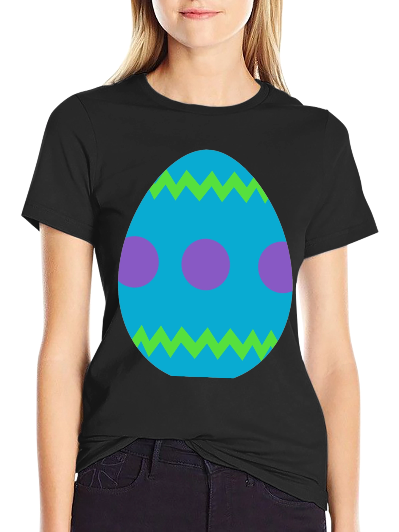 Easter Egg Graphic Tee - Fun Holiday Apparel