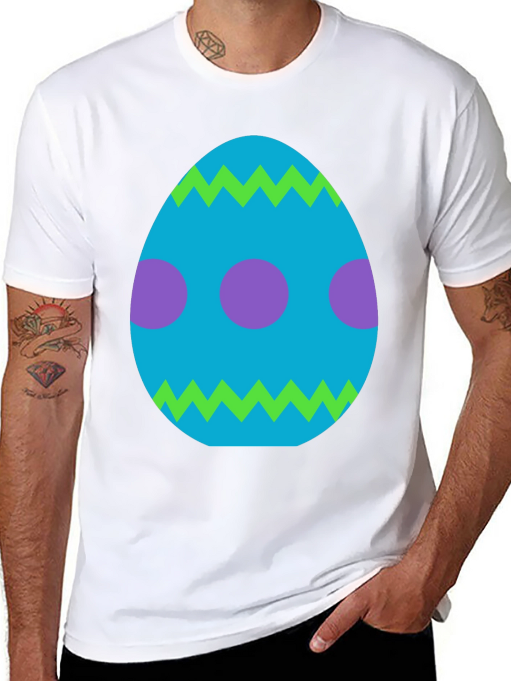 Easter Egg Graphic Tee - Fun Holiday Apparel