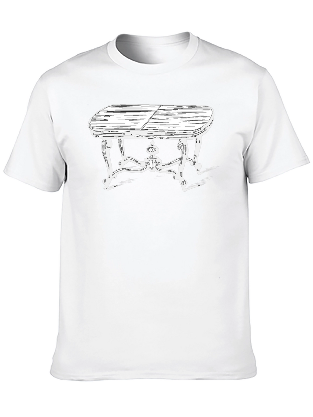 Black Table Sketch Graphic Tee