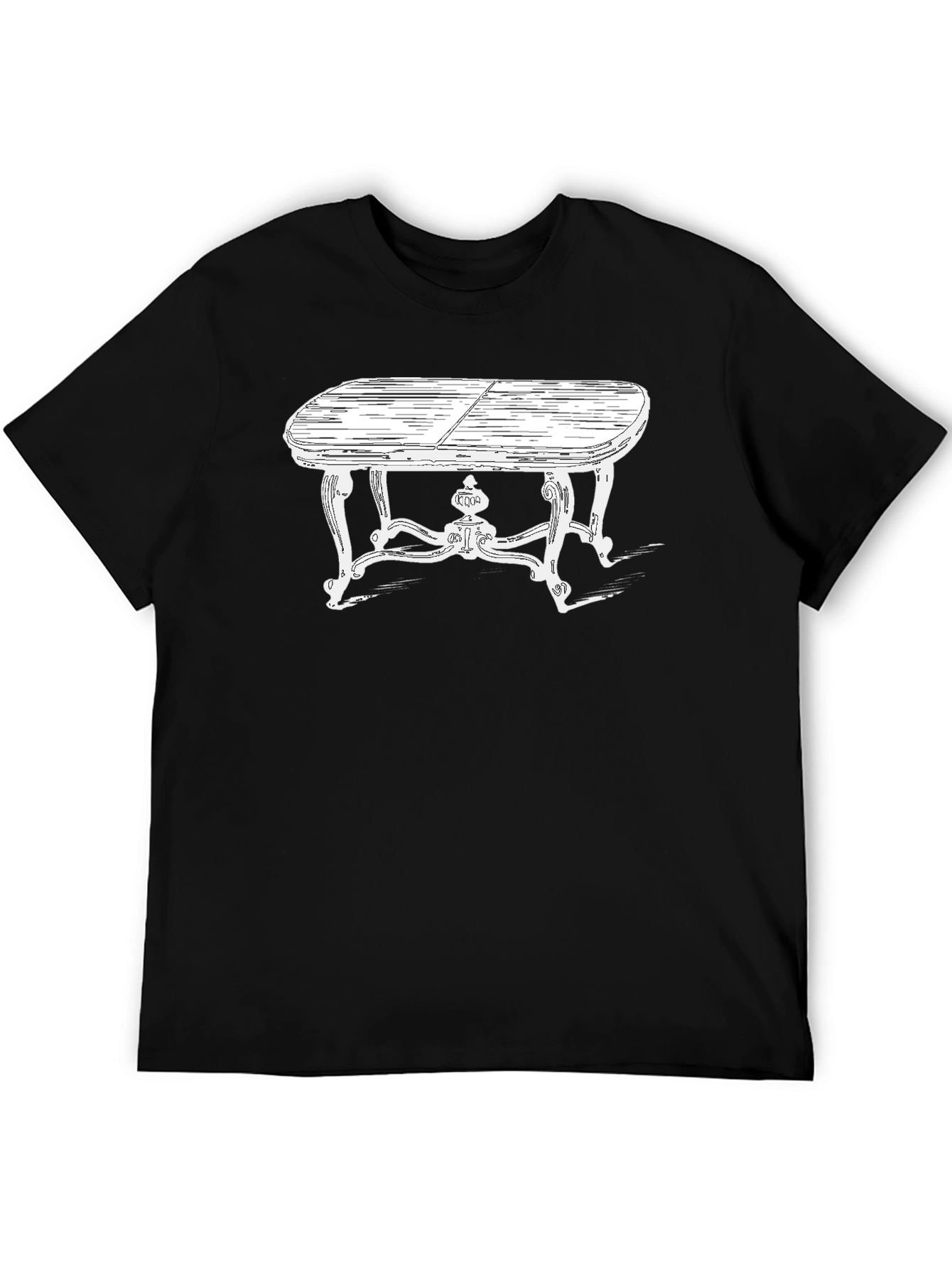 Black Table Sketch Graphic Tee