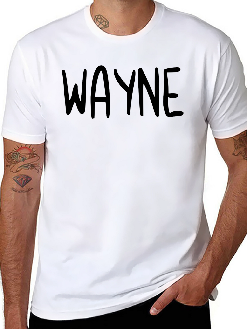 Wayne Graphic Tee - Classic Style