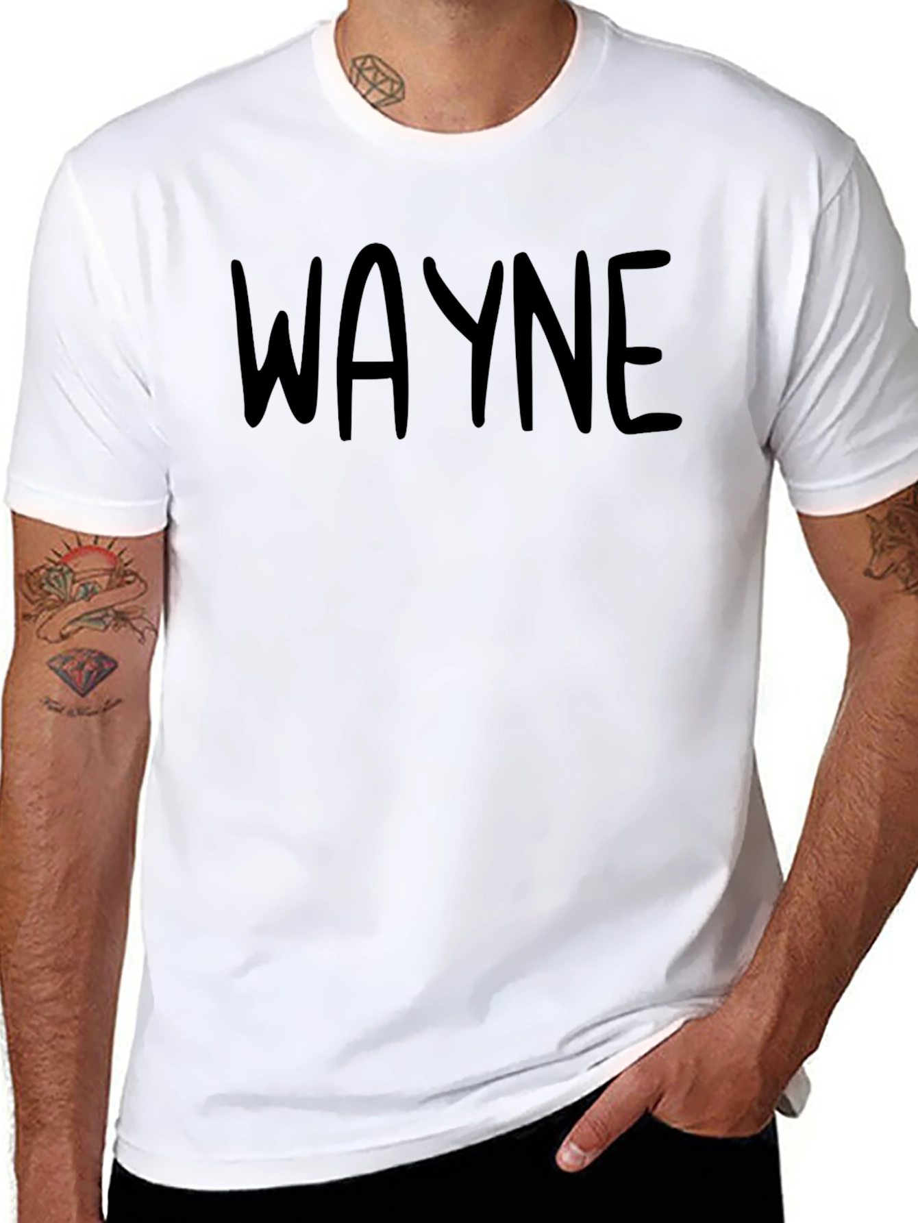 Wayne Graphic Tee - Classic Style