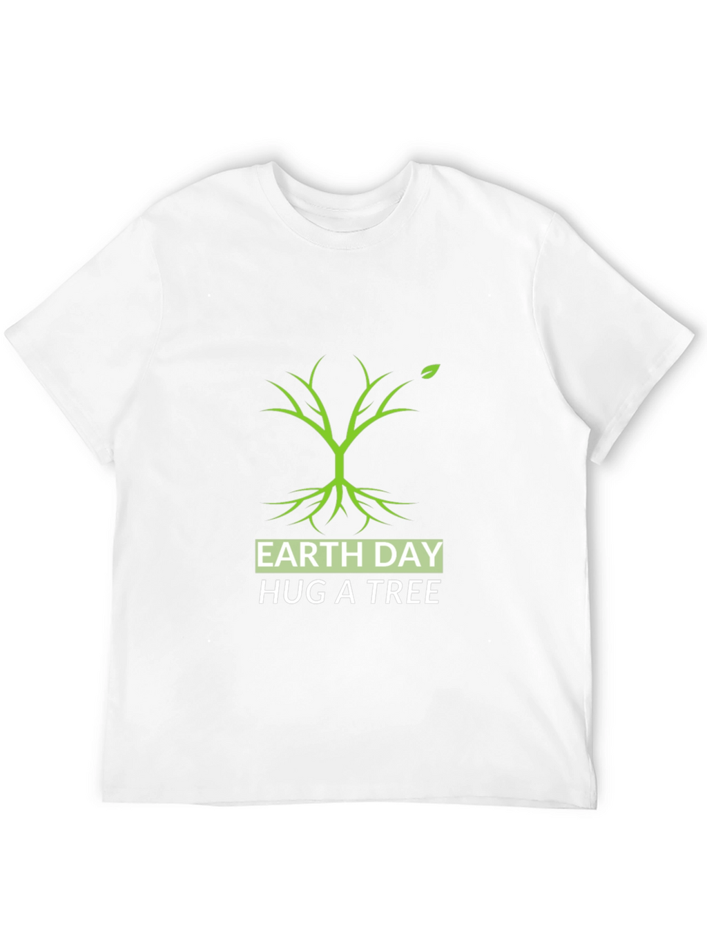 Earth Day Hug A Tree Black T-Shirt