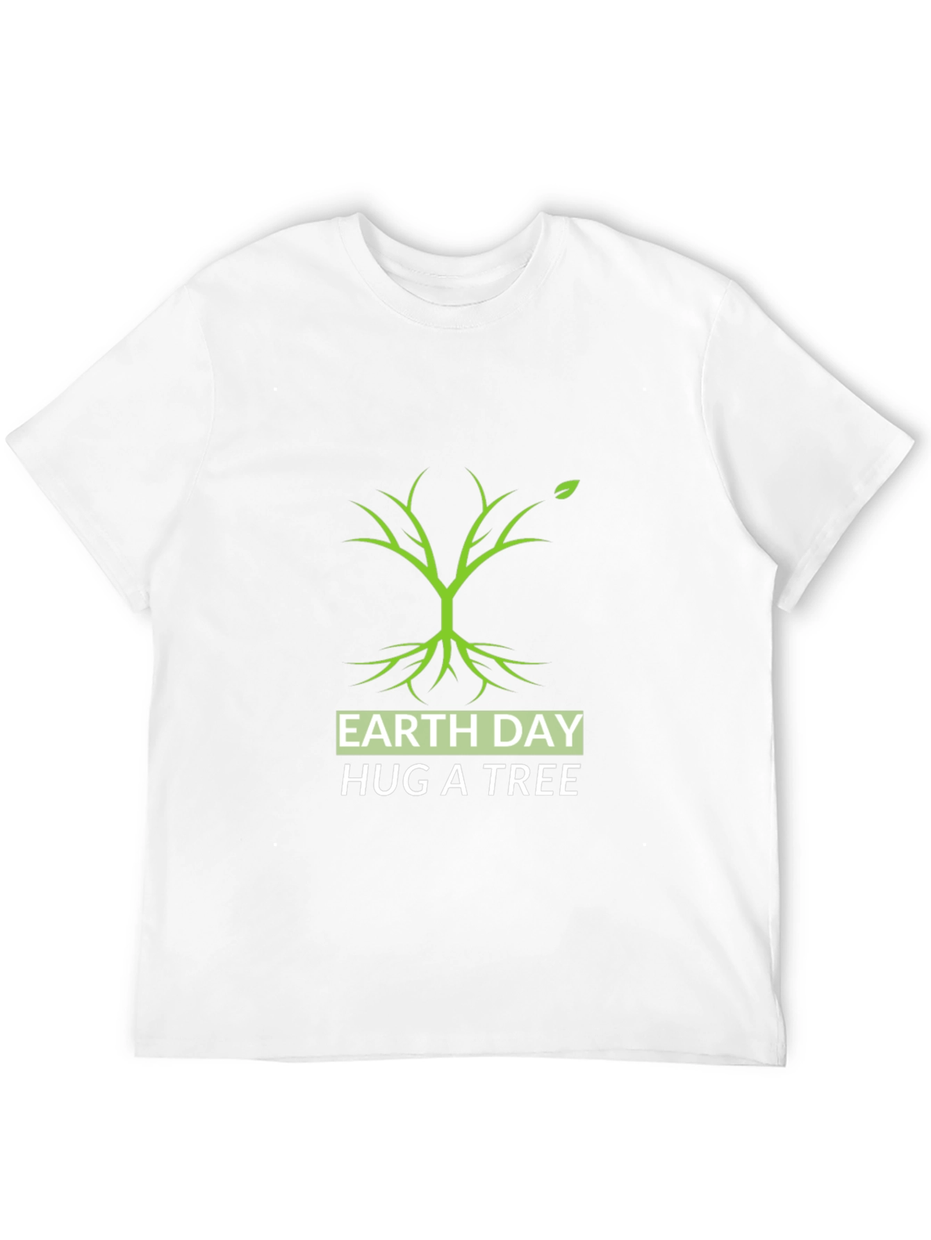 Earth Day Hug A Tree Black T-Shirt