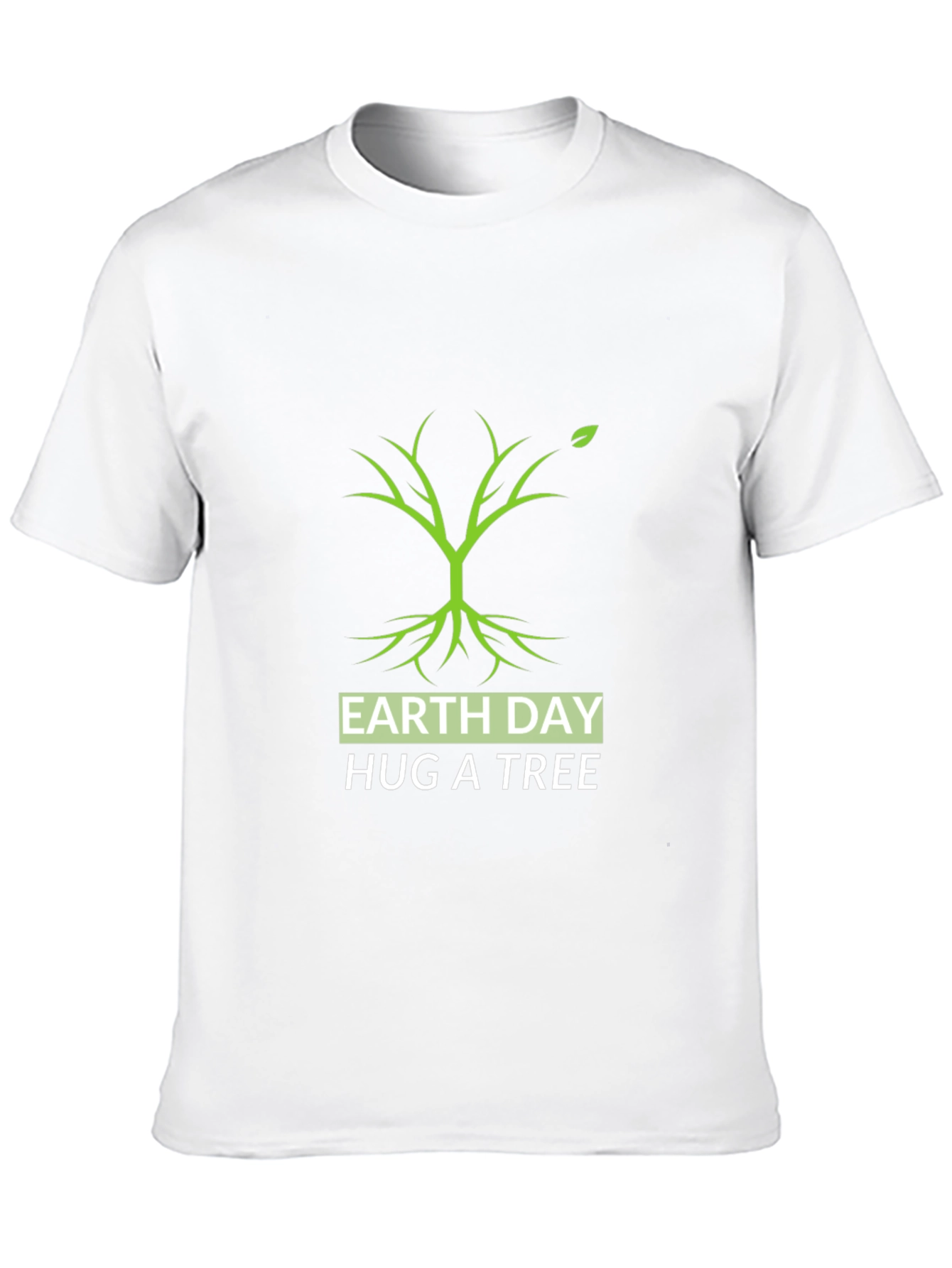 Earth Day Hug A Tree Black T-Shirt