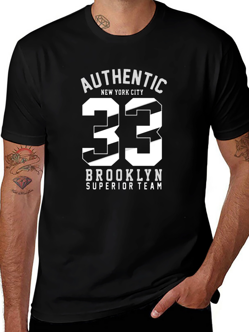 Authentic Brooklyn 33 Graphic T-Shirt