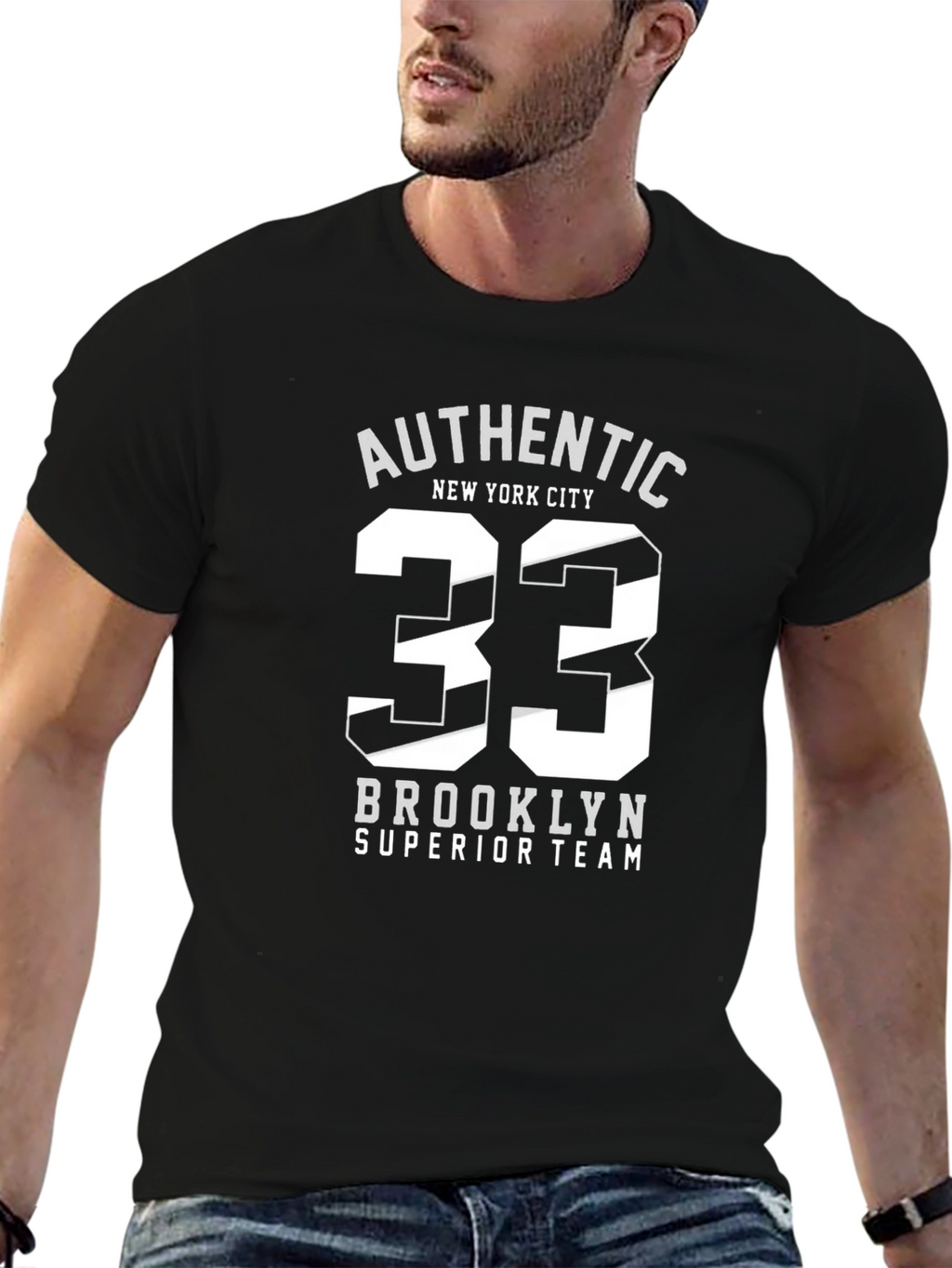 Authentic Brooklyn 33 Graphic T-Shirt