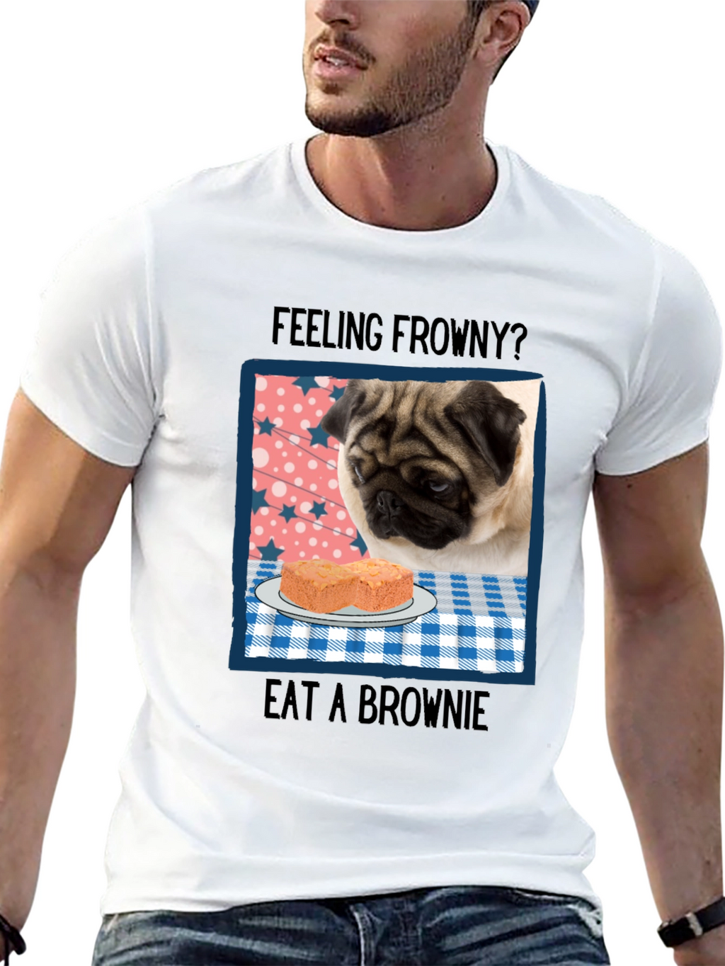 Feeling Frowny Pug T-Shirt