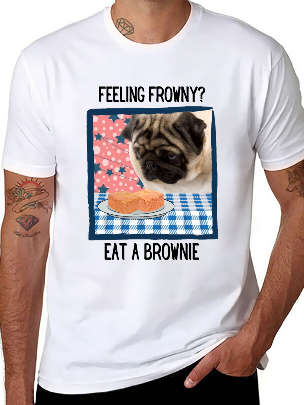 Feeling Frowny Pug T-Shirt