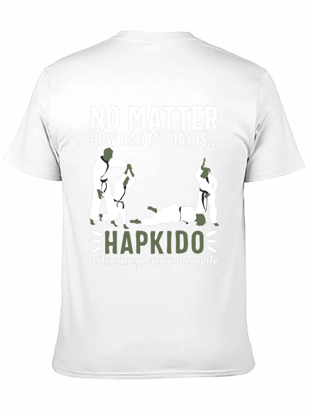 Hapkido T-Shirt: Makes Me Smile Design